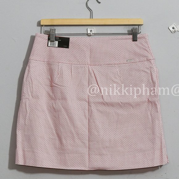 S.C. & CO Ladies' Skort Pull-On, Tummy Control Waistband In red - Picture 4 of 9